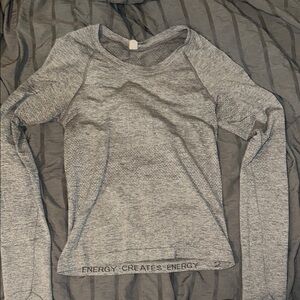 Lululemon Athletica Gray Long Sleeve Swiftly Tech